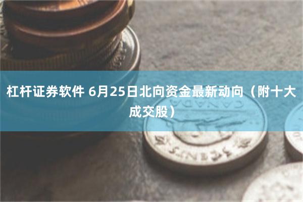 杠杆证券软件 6月25日北向资金最新动向（附十大成交股）