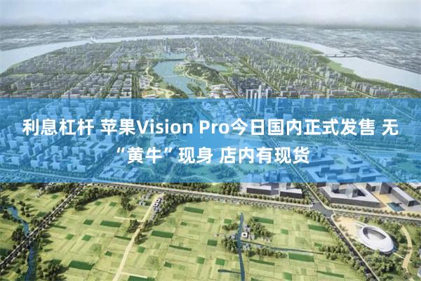 利息杠杆 苹果Vision Pro今日国内正式发售 无“黄牛”现身 店内有现货