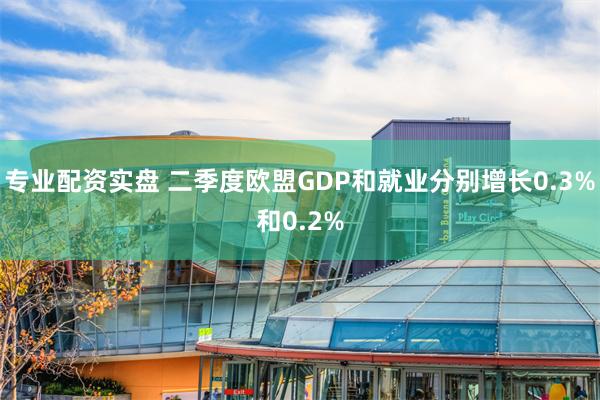 专业配资实盘 二季度欧盟GDP和就业分别增长0.3%和0.2%