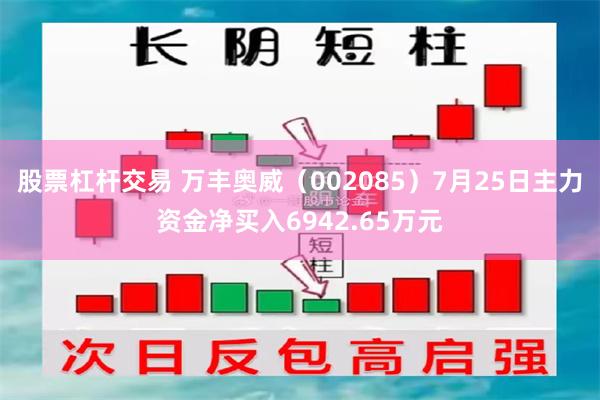 股票杠杆交易 万丰奥威（002085）7月25日主力资金净买入6942.65万元