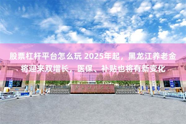 股票杠杆平台怎么玩 2025年起，黑龙江养老金将迎来双增长，医保、补贴也将有新变化